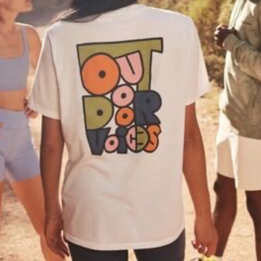 Outdoor Voices Multicolor Graphic Tee